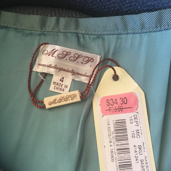 Max Studio Specialty Products A-line skirt size 4 - Picture 8 of 8